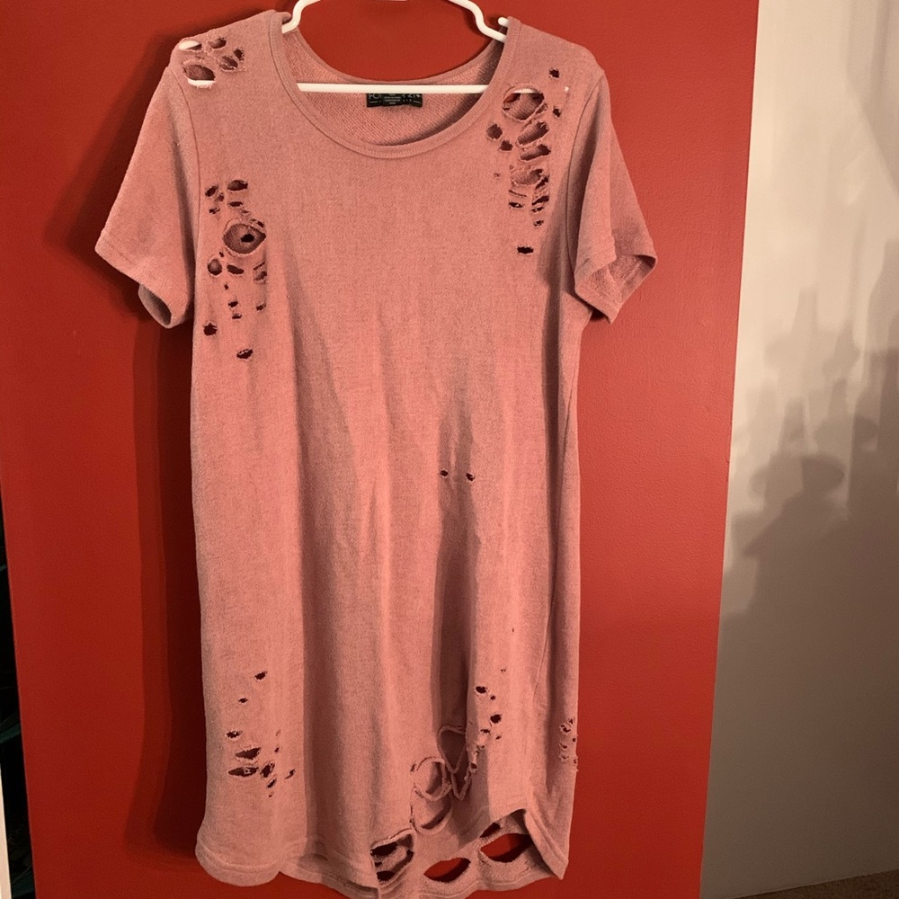 Oversized sweater dress